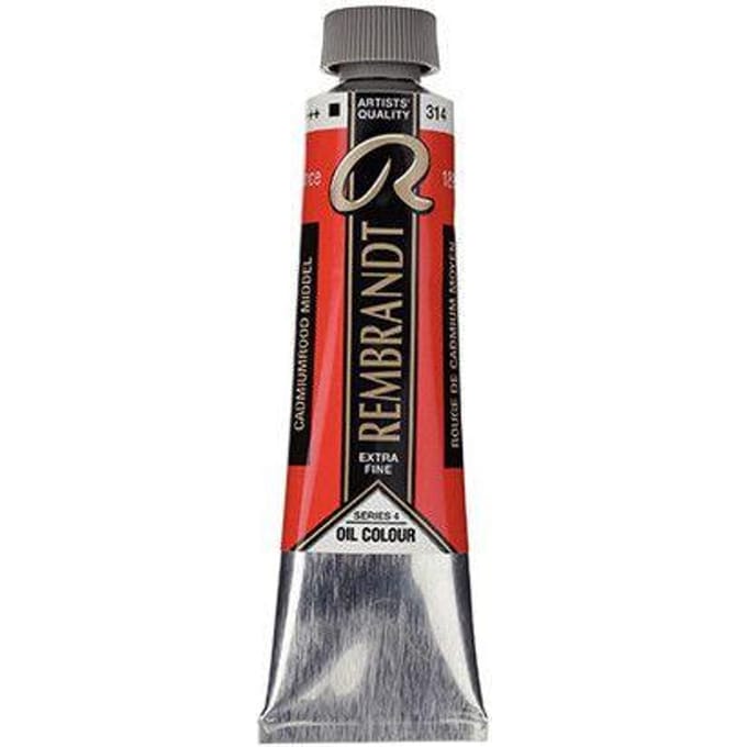 Rembrandt Olieverf Tube 40 ml Cadmiumrood Middel 314