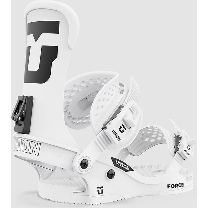 UNION Force Classic Team Logo 2026 Snowboard Bindingen wit