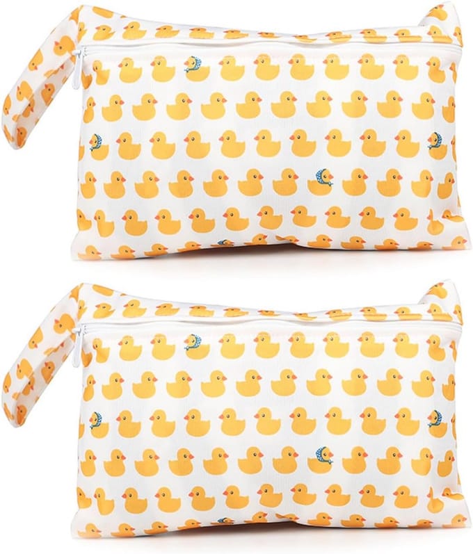 Set van 2 herbruikbare luiertassen voor kinderen - Ideaal voor reizen, strand en zwembad