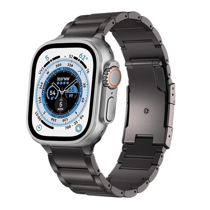 Apple Watch Ultra Titanium bandje (grijs)