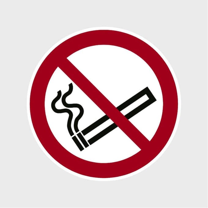 Roken verboden pictogram