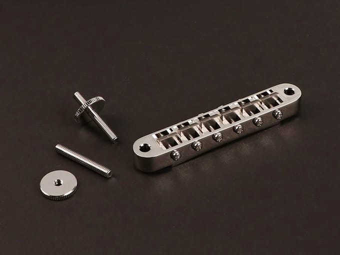 Gitaar brug Gotoh Ti-103B-N tune-o-matic nikkel