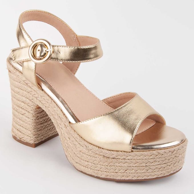 Sandalia De Tacón Para Mujer. Montevita Iliad 102966 41 goud