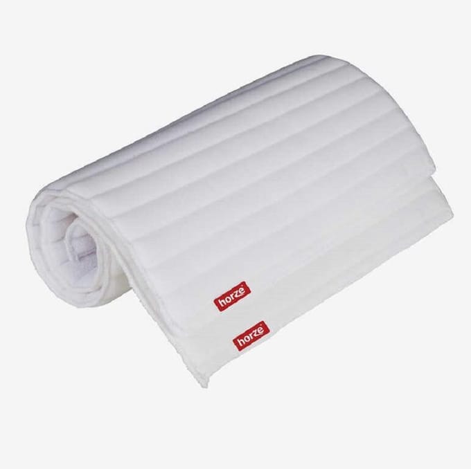 Horze onderlappen wit - full - achter 45x45cm