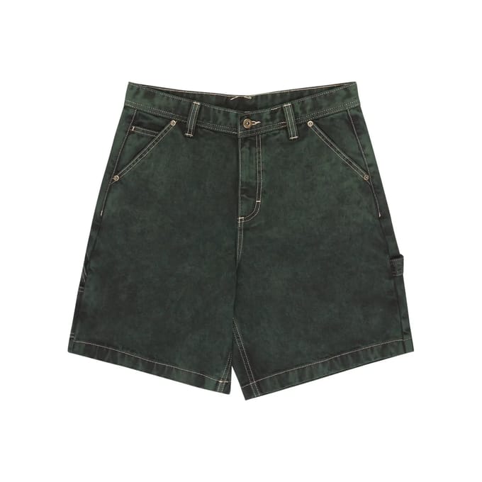 Element Big Carpenter Korte Jeans Groen 32 Man
