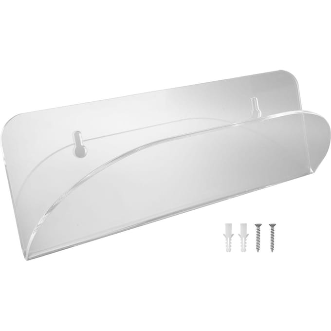 Skateboard Wandmontage Displayrek Acryl Skateboard Hanger Wandmontage Deck Helder Display Opberg white