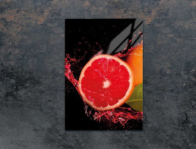 TMK ArtDeko - Snijplank Glas - 35x52cm - Grapefruit - Hittebestendig