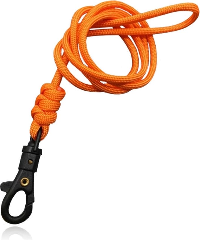 Paracord 50cm met Handige Haak - Orange Black