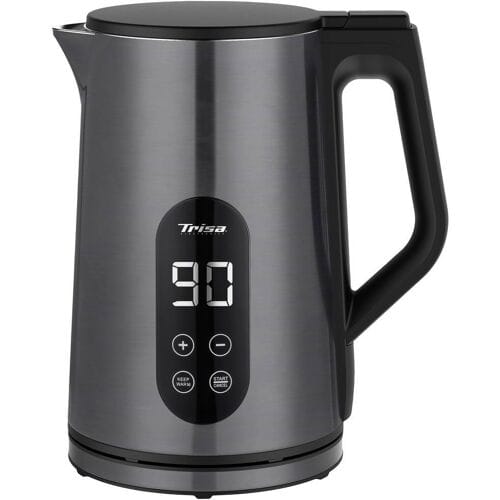 Trisa Digital Boil Waterkoker Met display, Instelbare temperatuur Aantal/Volume: 1.7 l Antraciet