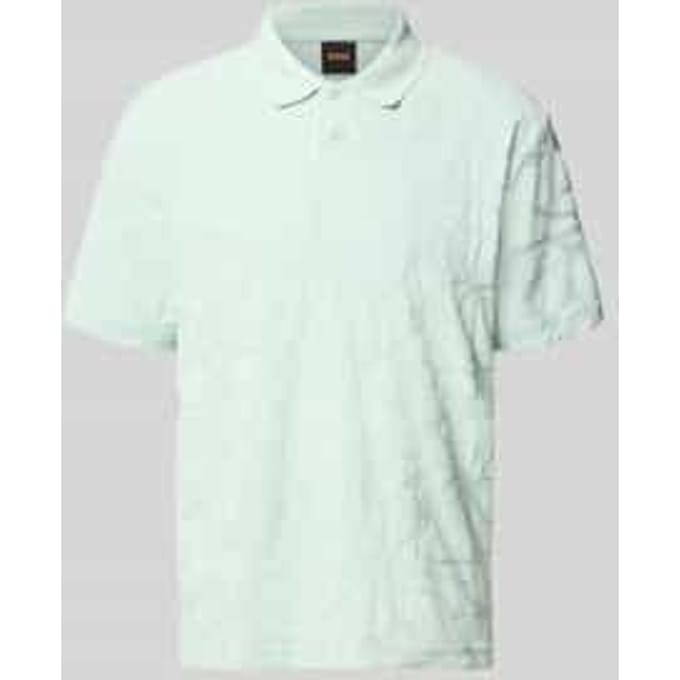 regular fit poloshirt van katoenmix model 'PE_FLOWER'