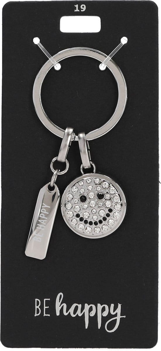Depesche - Glamour sleutelhanger - mot. 019 - Be happy