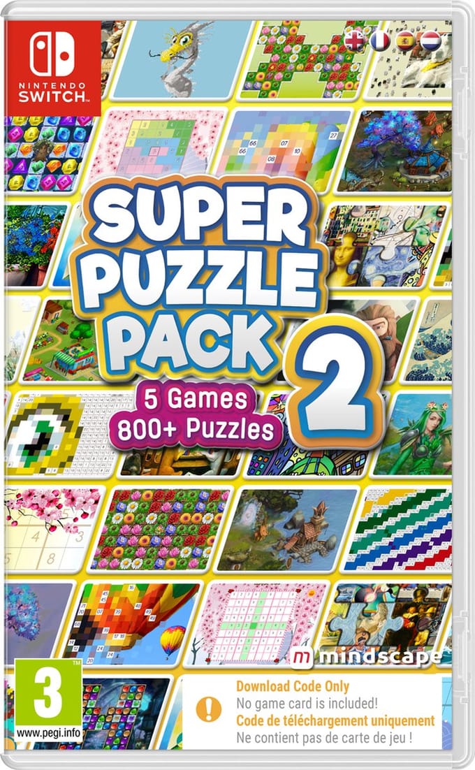 Super Puzzle Pack 2 (Code in a Box) - Nintendo Switch - Puzzle