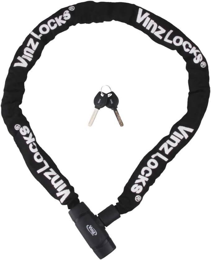 Fietsketting Slot met Vaste Kop 120cm - 8mm Dikte