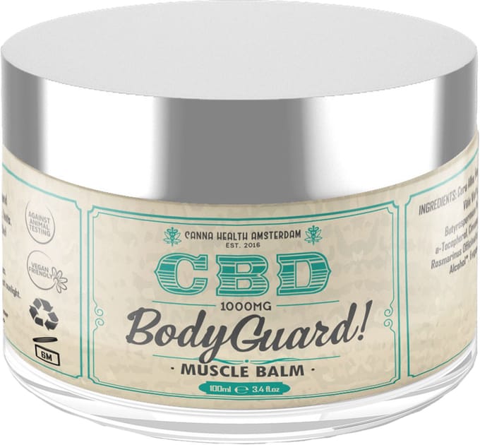 Canna Health Amsterdam - Bodyguard Muscle Balm – 1000mg CBD - 100ml