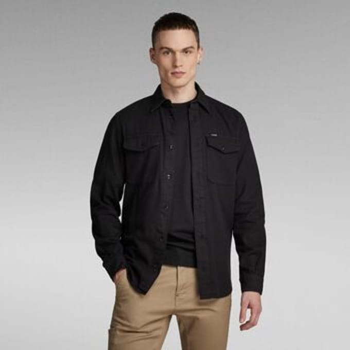 Overhemd Lange Mouw G-Star Raw D20165-7647 MARINE-B564 BLACK