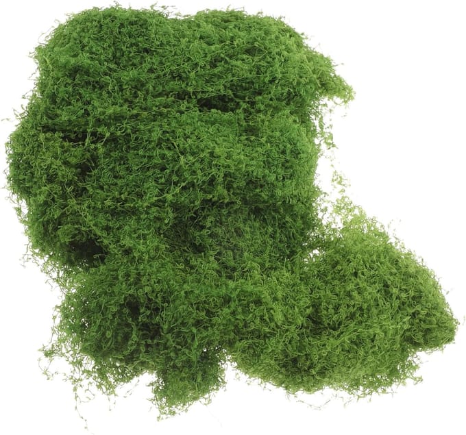Kunstmos Decoratie - Nep Gras - Ambachtelijk Knutselen - Levensgetrouw Uiterlijk - 30 x 30 cm - Groen