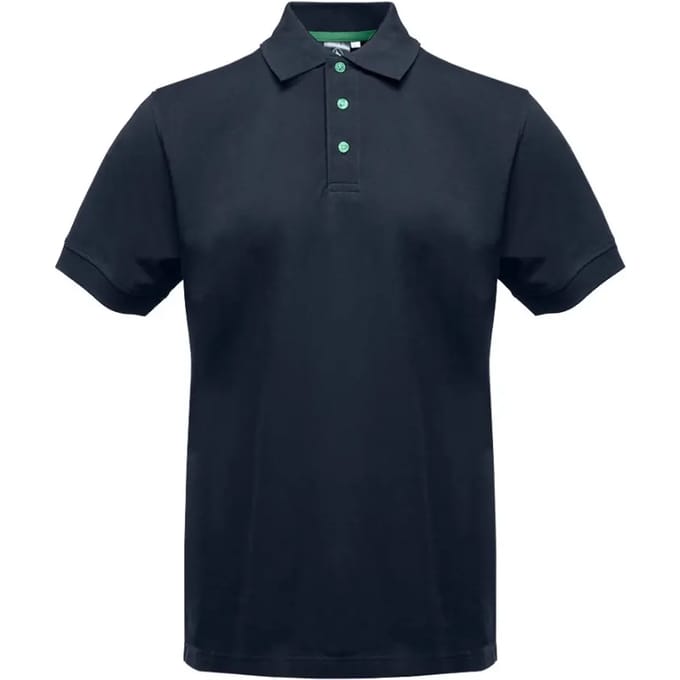 Polo met contrasterende knopen Pen Duick