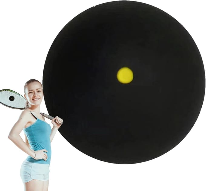 Squashbal - Racketbal - Sport Training - Professionele Kwaliteit - 236 Inch - Geel