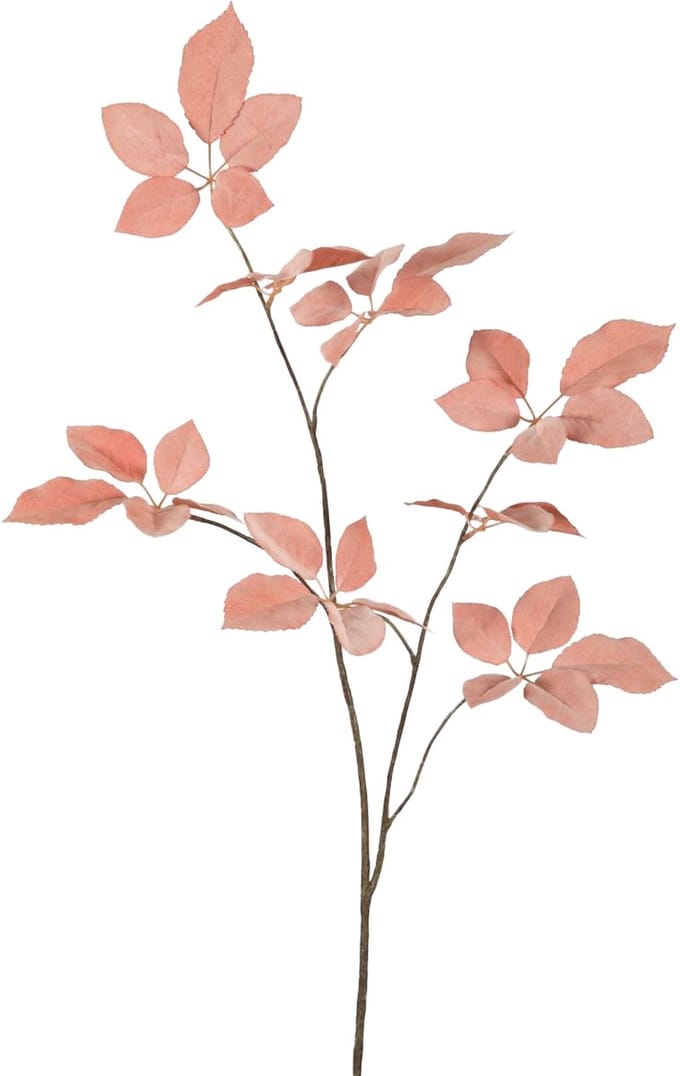 Viv! Home Luxuries Schefflera - zijden bloem - decoratietak - roze - 110cm
