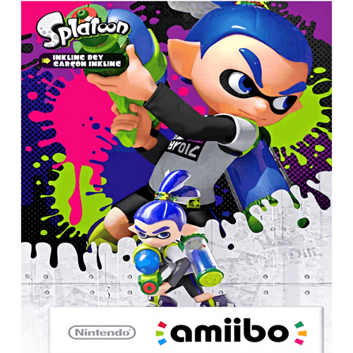 Nintendo Amiibo Inkling Boy Blue - (Splatoon Collection)