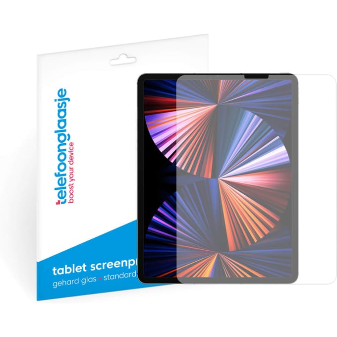 iPad Pro 2021 (12.9 inch) screenprotector gehard glas Case Friendly