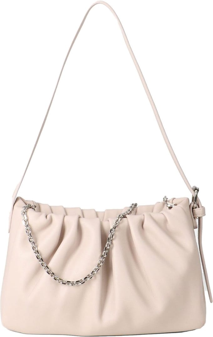 SEIDENFELT MANUFAKTUR Schoudertas Auri Crossbody Cotton Beige