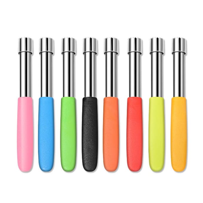 Vide-pomme, cloche de poire, dissolvant de graines de fruits, outil de cuisine, Gadget facile à enlever, couleur aléatoire, 1 pièces rose