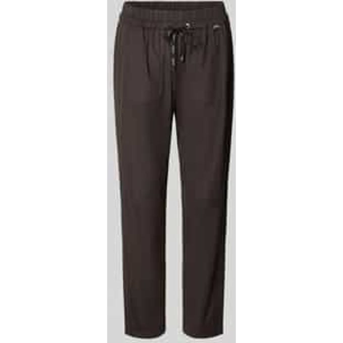 Broek met elastische band en steekzakken
