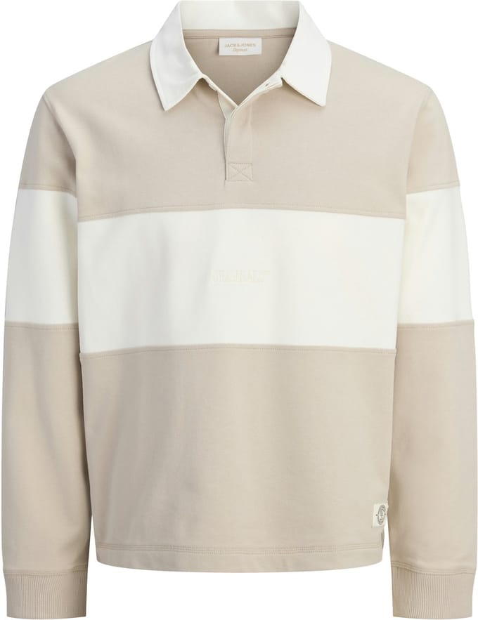 JACK&JONES - JORFREDERIKSBERG BLOCKING SWEAT POLO - Heren - Sweaters