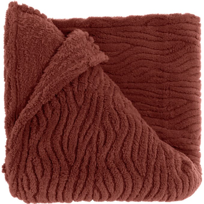 Unique Living - Plaid Clio 150x200cm - Marsala