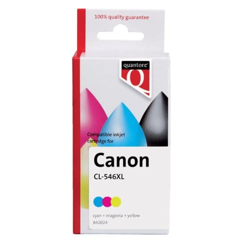 Inktcartridge Quantore alternatief tbv Canon CL-546XL kleur
