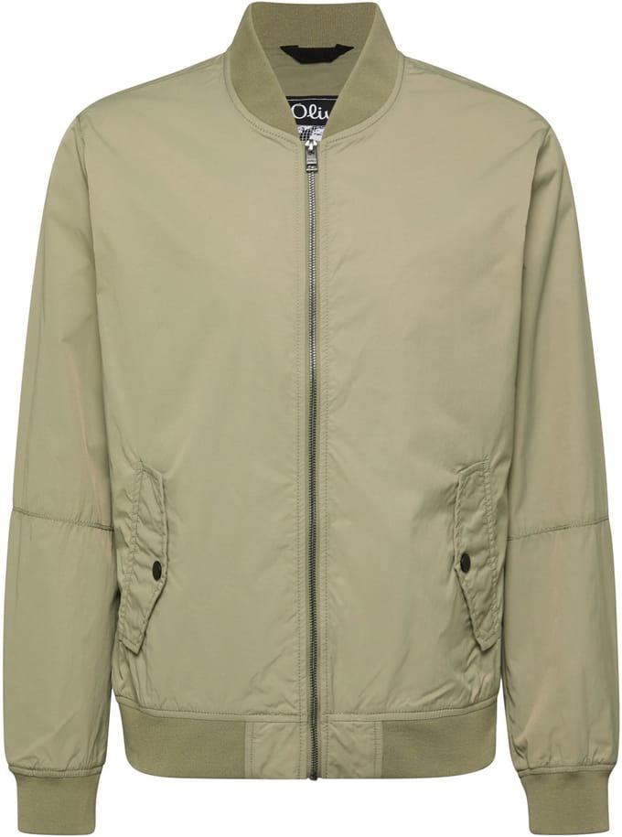 s.Oliver - male - Lichtgewicht nylon blouson met klepzakken