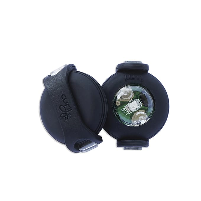 Curli Luumi LED Veiligheidslichten Zwart (2-pack)