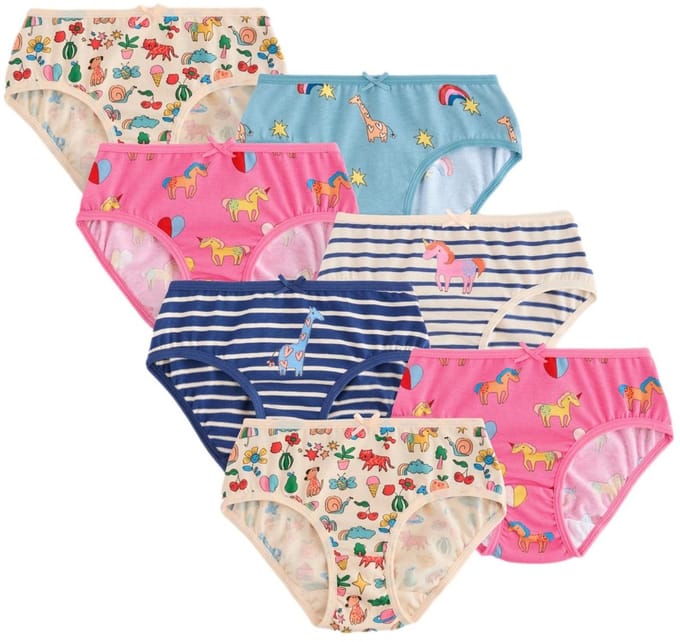 Next - Meisjes - Set van 7 slips - Roze