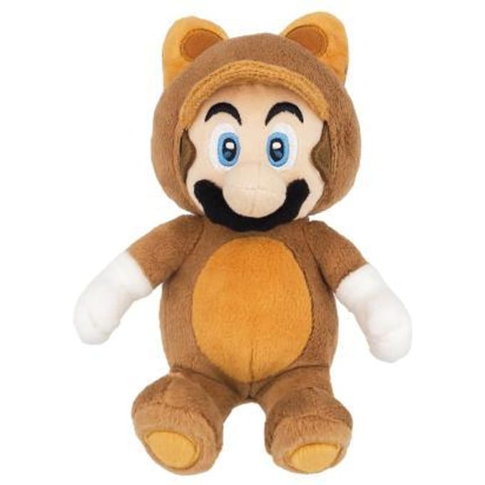 Super Mario Bros Nintendo Together - Peluche Mario - Mario Tanooki 22 cm
