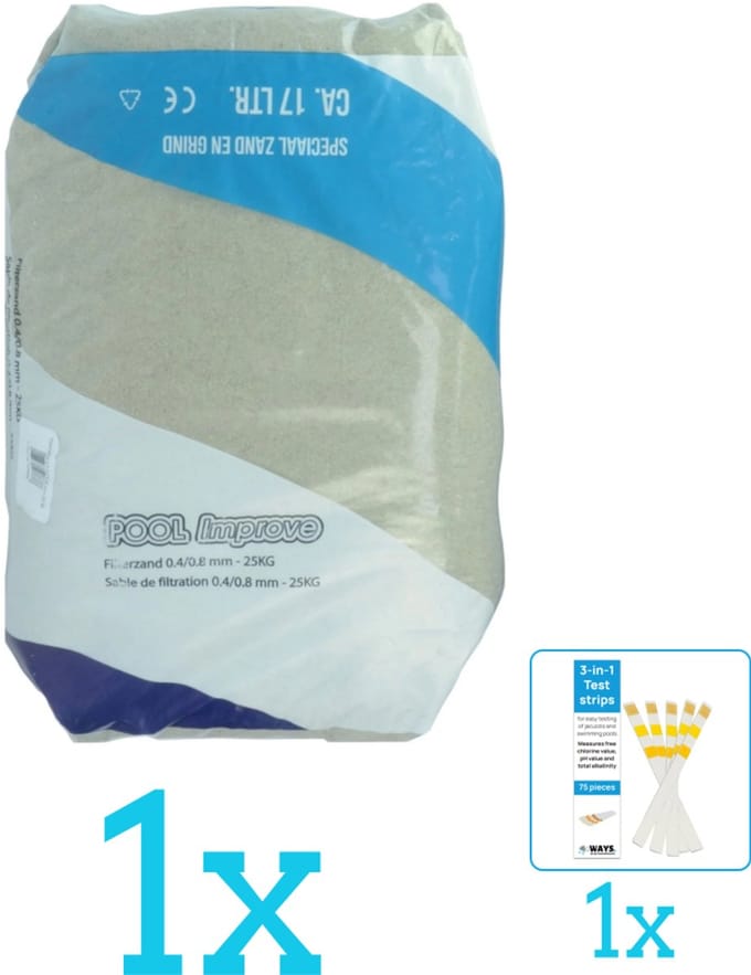 Pool Improve - Summer Fun Filterzand - 25 kg - Volumebundel - Filterzand - 1-delig