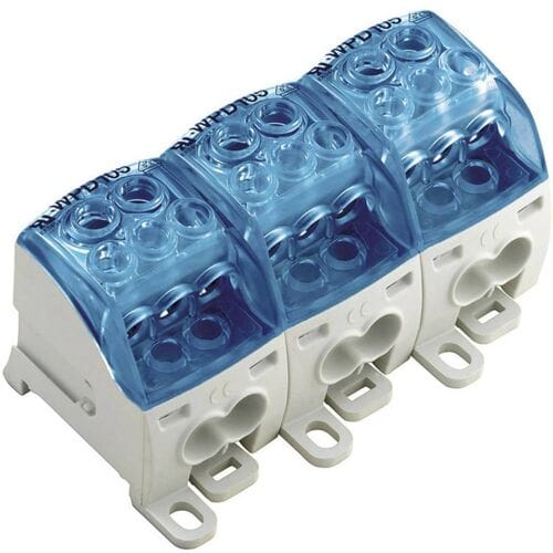 Weidmüller 2521770000 Verdeelblok Schroeven Blauw 1 stuk(s)