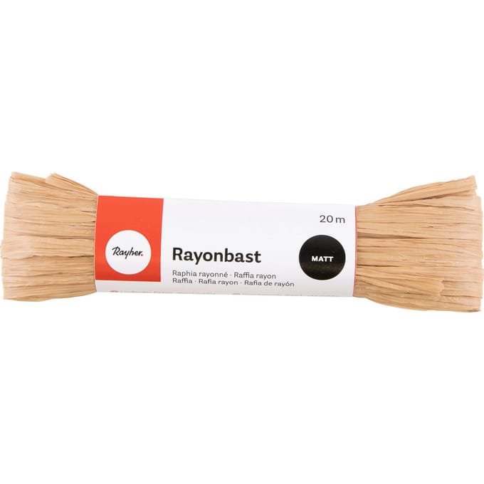 Rayonbast, mat - Bruin