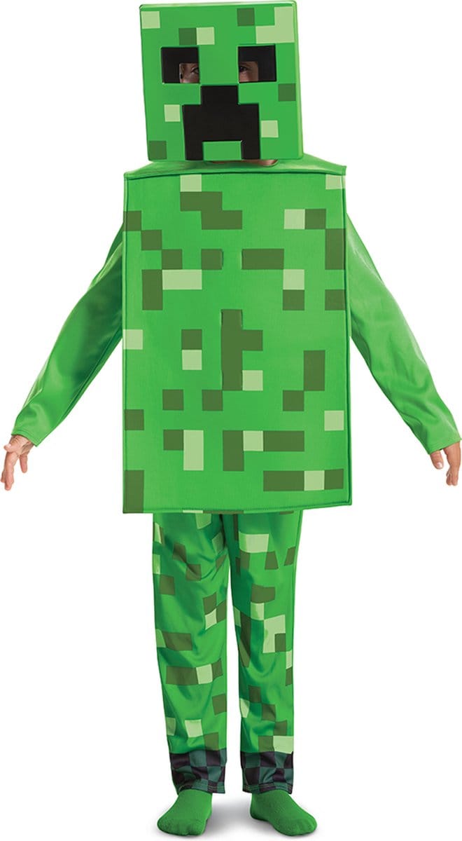 MINECRAFT (MOJANG), Creeper Fancy Aankleden, Maat S (4-6 jaar), Jongens