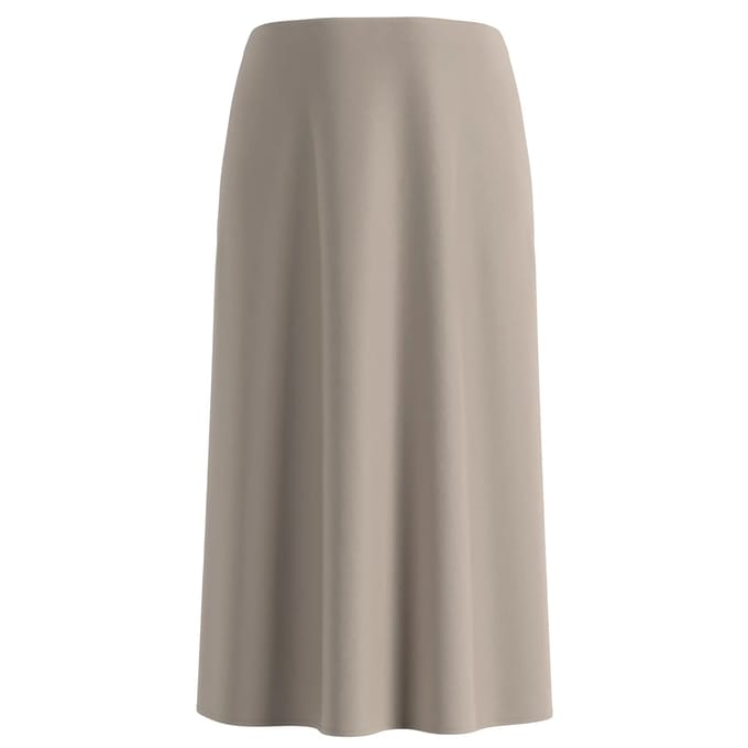 Satinrok dames COMMA Midi