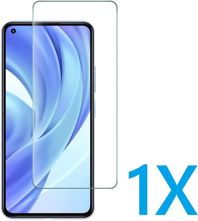 Glasplaatje Geschikt voor: Xiaomi Mi 10T Pro - 1x Screenprotector - screen protector - glas - bescherm - beschermglas