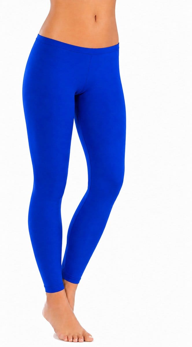 Premium Dames Legging Katoen | Basic Legging | Cobalt - M