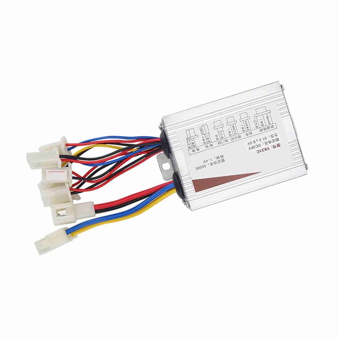 36V 500W Motor Geborstelde Controllerbox voor Elektrische Fiets Scooter E-bike white