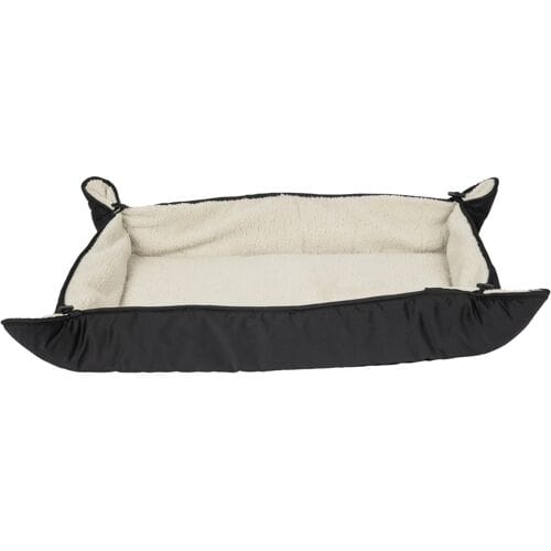 Zoofari Hondenmand - Opvouwbaar - Zwart/wit - 100x65x5 cm