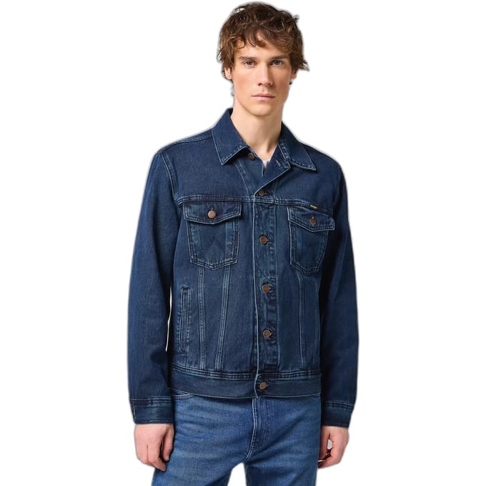 Wrangler - AUTHENTIC JACKET COALBLUE STONE - M