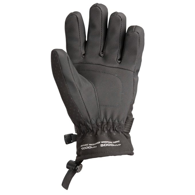 Trespass Kinderen Alpeak Leren Handschoenen (Zwart)