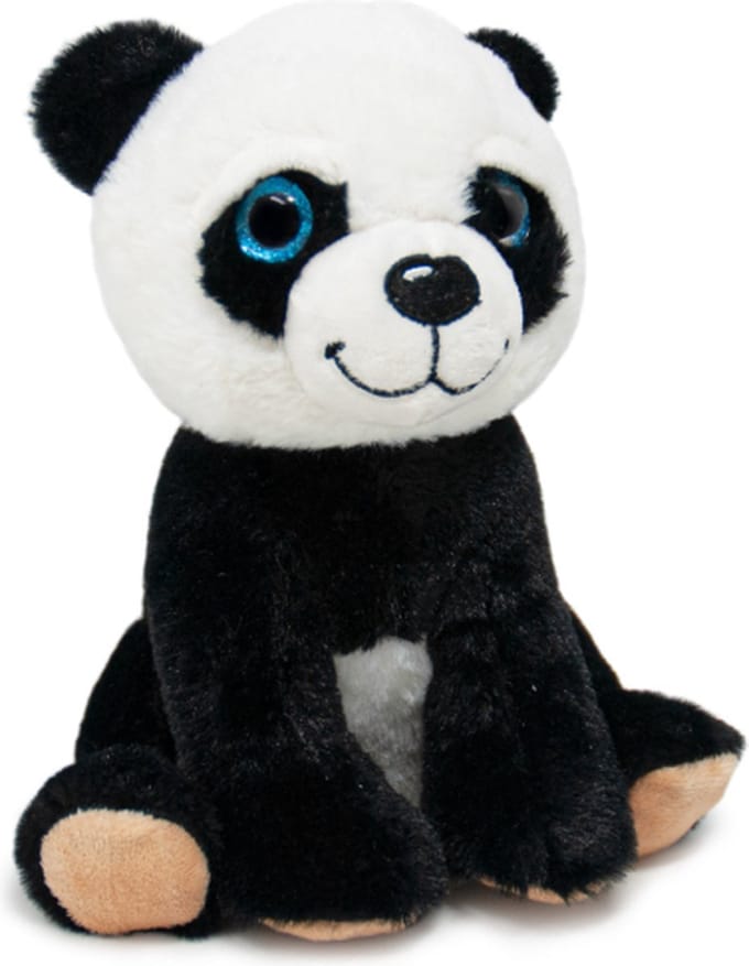 Panda met Glitterogen Pluche Knuffel 20 cm - Speelgoed Knuffels voor Kinderen Jongens Meisjes