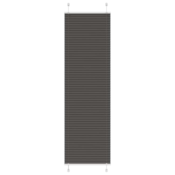 vidaXL - Plissé - rolgordijn - 60x200 - cm - stofbreedte - 59,4 - cm - polyester - zwart