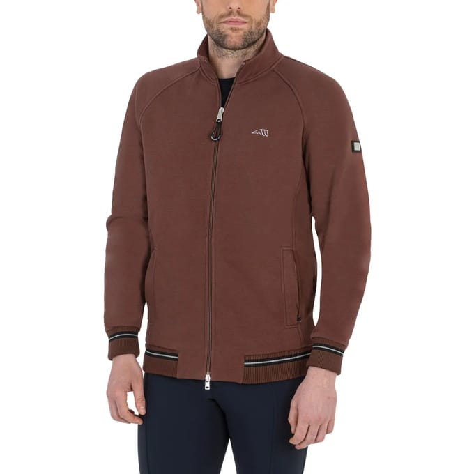 Rijdend sweatshirt met capuchon en ritssluiting Equiline Cilenec