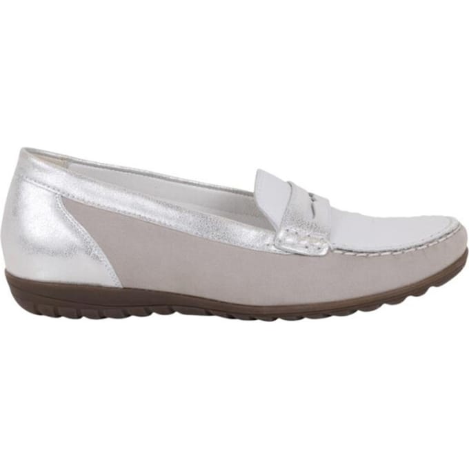 Waldlaufer 329503 H - Volwassenen Instappers - Kleur: Grijs - Maat: 3½